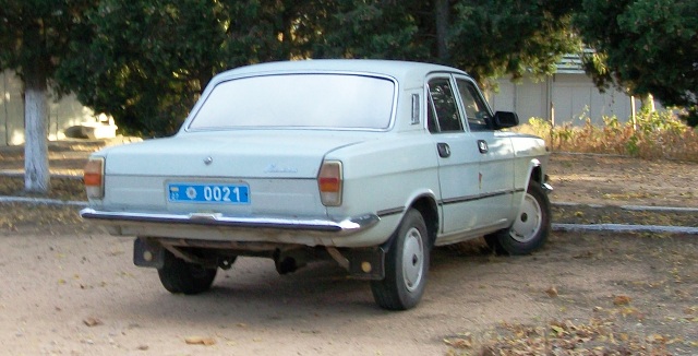 Милицейский автомобиль в приемнике-распределителе в Севастополе