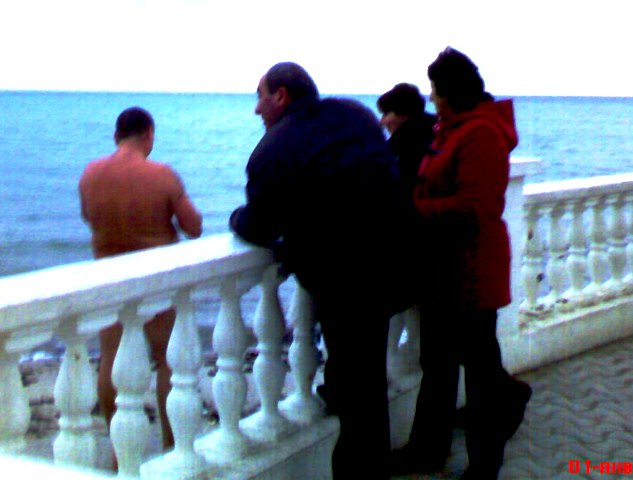 Евпаторийский морж 1 января 2011 Евпаторийский морж 1 января 2011