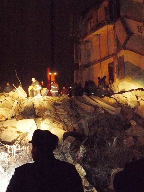 Взрыв дома в Евпатории